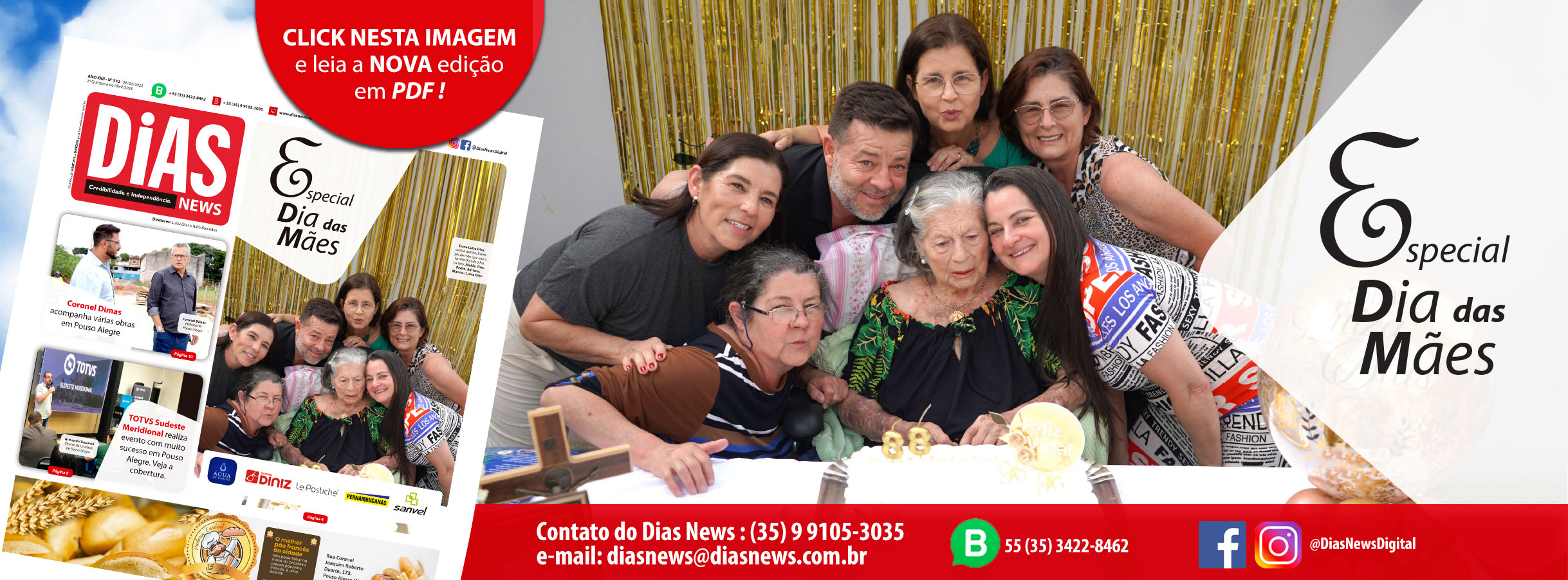 Folha de Rosto do Site www.diasnews.com.br