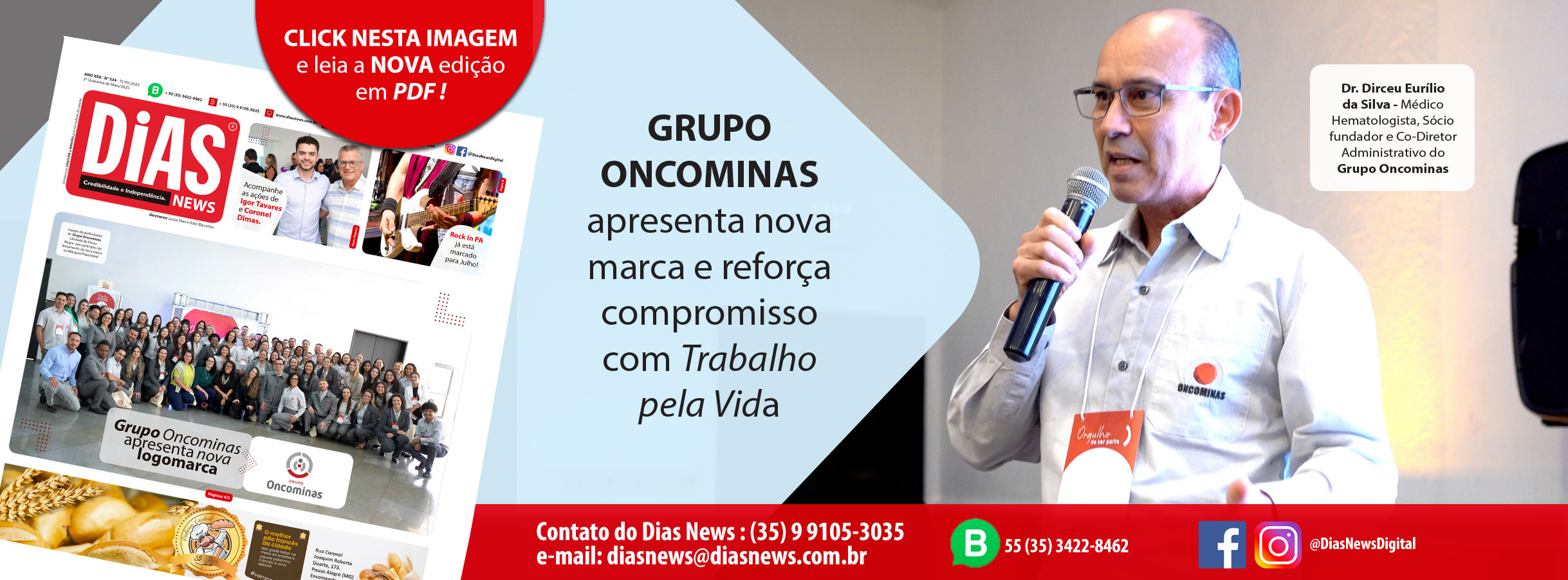 Folha de Rosto do Site www.diasnews.com.br
