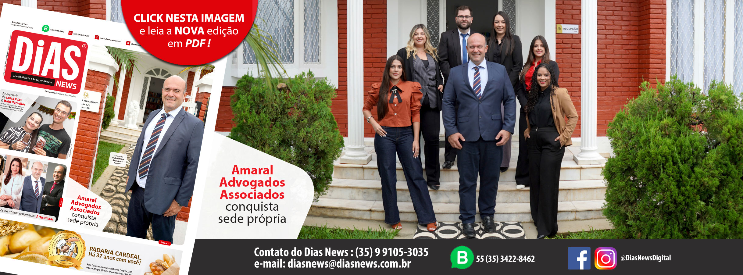 Folha de Rosto do Site www.diasnews.com.br