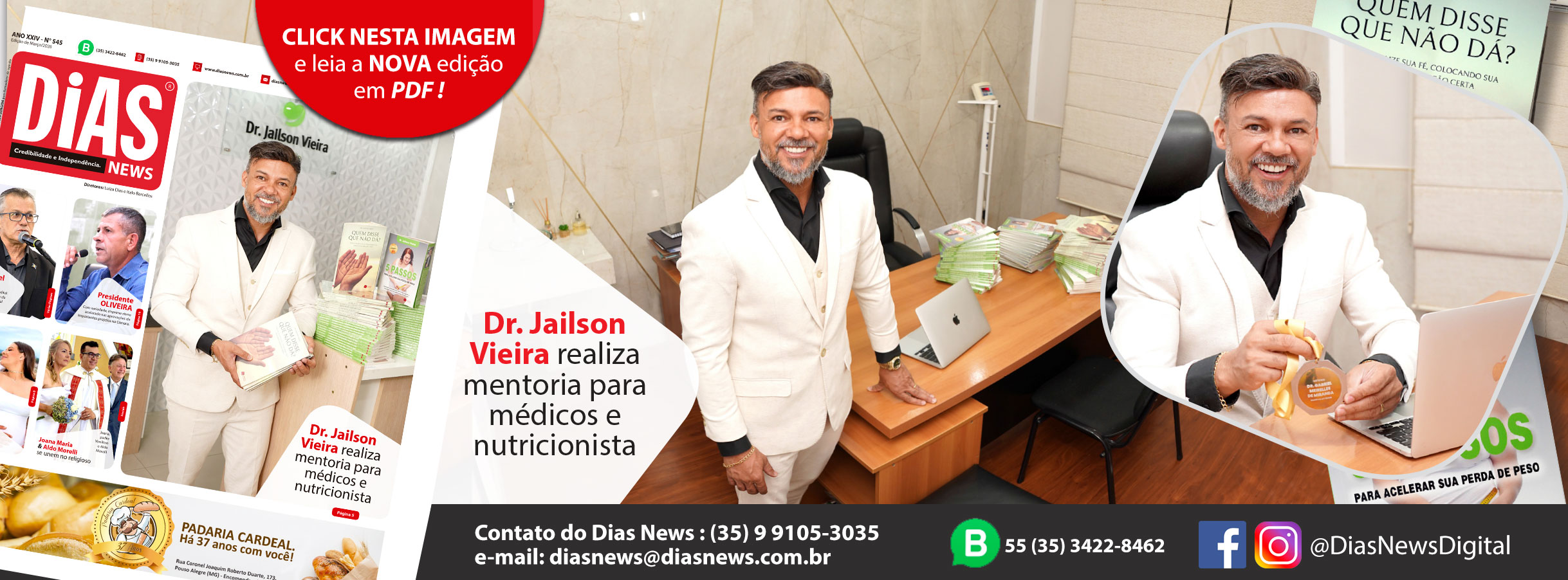 Folha de Rosto do Site www.diasnews.com.br