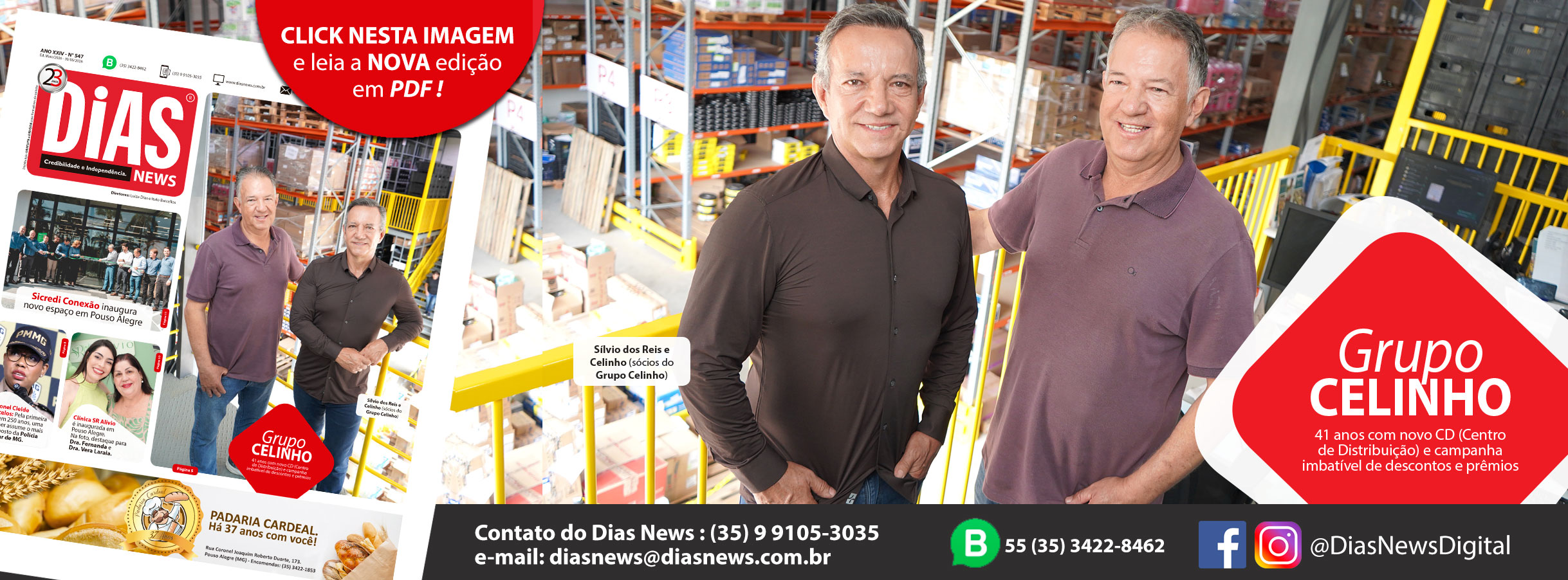 Folha de Rosto do Site www.diasnews.com.br