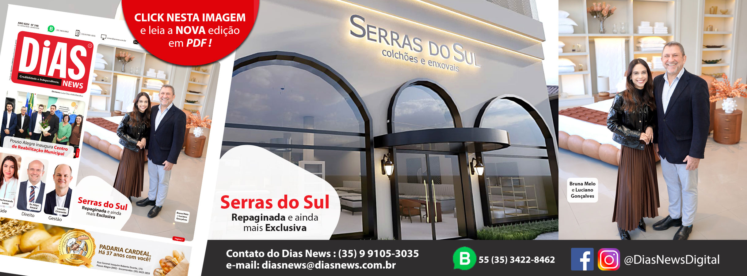 Folha de Rosto do Site www.diasnews.com.br